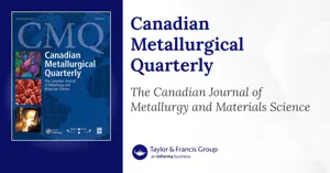 Canadian Metallurgical Quarterly ジャーナルカバー