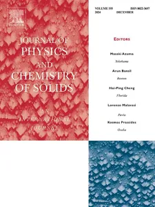 Journal of Physics and Chemistry of Solids ジャーナルカバー