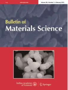 Bulletin of Materials Science ジャーナルカバー