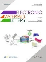 Electronic Materials Letters ジャーナルカバー