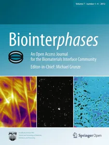 Biointerphases ジャーナルカバー
