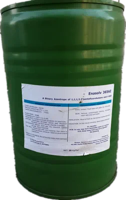 Compliant with the EU ROHS/VOCs Regulation Enasolv 365az-T Electronic Cleaner, 25 Kilograms Per Drum