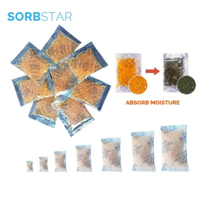 Orange Indicating Silica Gel Packets | SORBSTAR