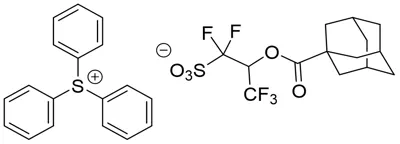 Triphenylsulfonium 2-(1-adamantanecarbonyloxy)-1,1,3,3,3-pentafluoropropanesulfonate