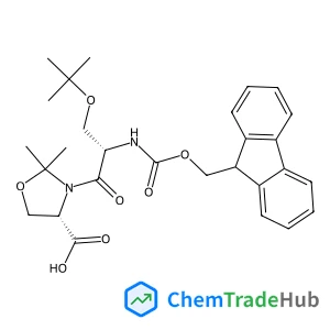 (4S)-3-{N-[(9H-Fluoren-9-ylmethoxy)carbonyl]-O-(2-methyl-2-propanyl)-L-seryl}-2,2-dimethyl-1,3-oxazolidine-4-carboxylic acid