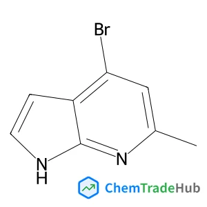 4-Bromo-6-methyl-1H-pyrrolo[2,3-b]pyridine structure