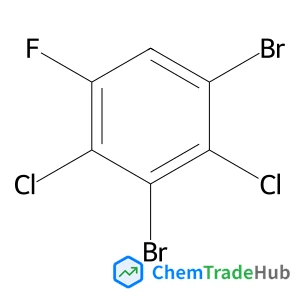 1,3-Dibromo-2,4-dichloro-5-fluorobenzene structure