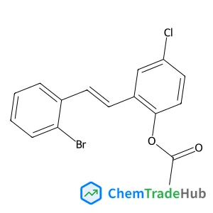 (E)-2-(2-BROMOSTYRYL)-4-CHLOROPHENYL ACETATE (E)-2-(2-BROMOSTYRYL)-4-CHLOROPHENYL ACETATE
