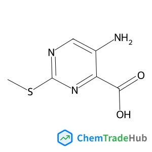 5-Amino-2-(methylsulfanyl)-4-pyrimidinecarboxylic acid