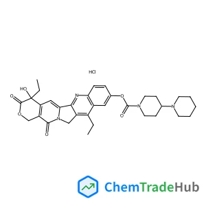 (4S)-4,11-Diethyl-4-hydroxy-3,14-dioxo-3,4,12,14-tetrahydro-1H-pyrano[3',4':6,7]indolizino[1,2-b]quinolin-9-yl 1,4'-bipiperidine-1'-carboxylate hydrochloride (1:1)