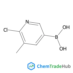 (6-Chloro-5-methyl-3-pyridinyl)boronic acid (6-Chloro-5-methyl-3-pyridinyl)boronic acid