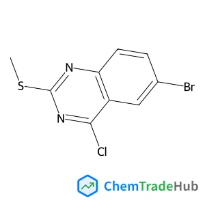 6-Bromo-4-chloro-2-(methylsulfanyl)quinazoline structure 6-Bromo-4-chloro-2-(methylsulfanyl)quinazoline structure