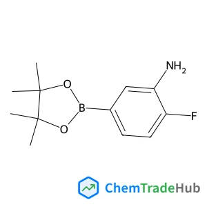2-Fluoro-5-(4,4,5,5-tetramethyl-1,3,2-dioxaborolan-2-yl)aniline