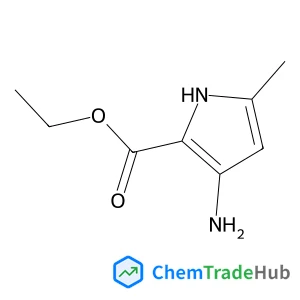 Ethyl 3-amino-5-methyl-1H-pyrrole-2-carboxylate structure Ethyl 3-amino-5-methyl-1H-pyrrole-2-carboxylate structure
