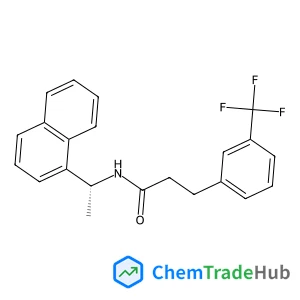 N-[(1R)-1-(1-Naphthyl)ethyl]-3-[3-(trifluoromethyl)phenyl]propanamide
