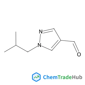1-Isobutyl-1H-pyrazole-4-carbaldehyde structure