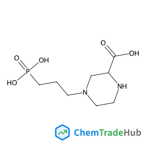 4-(3-Phosphonopropyl)-2-piperazinecarboxylic acid