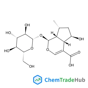 Cyclopenta[c]pyran-4-carboxylic acid, 1-(β-D-glucopyranosyloxy)-1,4a,5,6,7,7a-hexahydro-5-hydroxy-7-methyl-, (1S,4aS,5R,7R,7aR)-