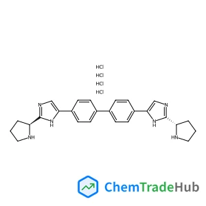 1H-Imidazole, 5,5'-[1,1'-biphenyl]-4,4'-diylbis[2-(2S)-2-pyrrolidinyl-, hydrochloride (1:4)