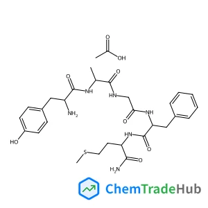 Tyr-d-ala-gly-phe-d-met-nh2 acetate salt