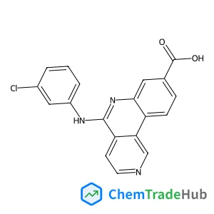 5-[(3-Chlorophenyl)amino]benzo[c][2,6]naphthyridine-8-carboxylic acid