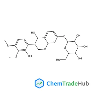 2',3',4,4',7-Pentahydroxyisoflavan; (3R,4R)-form, 3',4'-Di-Me ether, 7-O-β-D-glucopyranoside