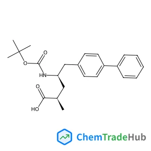 (2R,4R)-5-(4-Biphenylyl)-2-methyl-4-({[(2-methyl-2-propanyl)oxy]carbonyl}amino)pentanoic acid