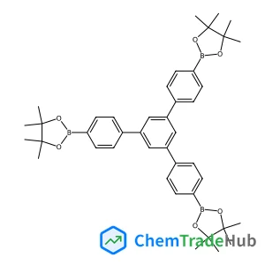 2-[4-[3,5-bis[4-(4,4,5,5-tetramethyl-1,3,2-dioxaborolan-2-yl)phenyl]phenyl]phenyl]-4,4,5,5-tetramethyl-1,3,2-dioxaborolane