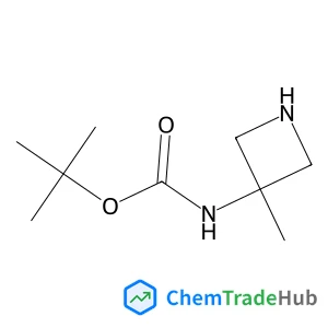 3-(Boc-Amino)-3-methylazetidine structure 3-(Boc-Amino)-3-methylazetidine structure