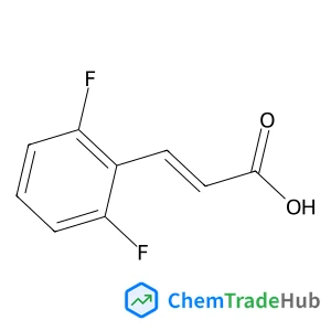 (2E)-3-(2,6-Difluorophenyl)acrylic acid structure