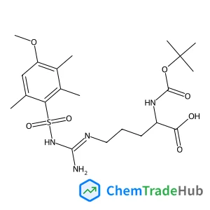 (E)-N~5~-(Amino{[(4-methoxy-2,3,6-trimethylphenyl)sulfonyl]amino}methylene)-N~2~-{[(2-methyl-2-propanyl)oxy]carbonyl}-L-ornithine