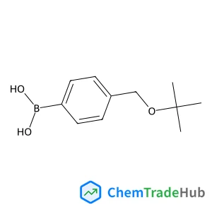 (4-{[(2-Methyl-2-propanyl)oxy]methyl}phenyl)boronic acid structure