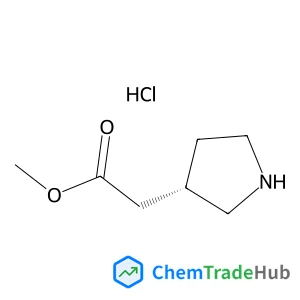 Methyl (3S)-3-pyrrolidinylacetate hydrochloride (1:1)