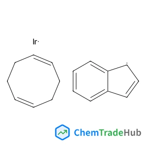 (1,5-Cyclooctadiene)-η5-indenyl)iridium(I) structure (1,5-Cyclooctadiene)-η5-indenyl)iridium(I) structure