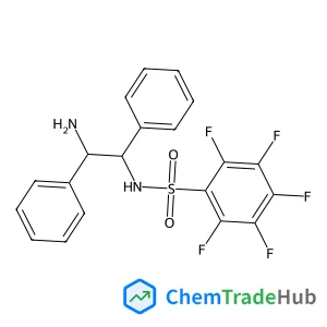 N-[(1R,2R)-2-Amino-1,2-diphenylethyl]-2,3,4,5,6-pentafluorobenzene-1-sulfonamide