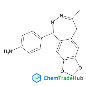 4-(8-Methyl-9H-1,3-dioxolo[4,5-h][2,3]benzodiazepin-5-yl)benzenamine