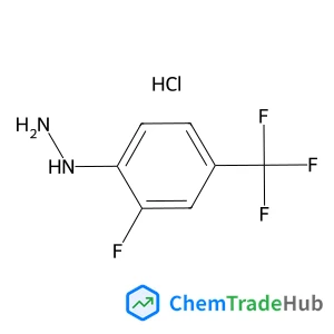 [2-Fluoro-4-(trifluoromethyl)phenyl]hydrazine hydrochloride (1:1)