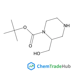 2-Methyl-2-propanyl (2S)-2-(hydroxymethyl)-1-piperazinecarboxylate