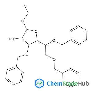 Ethyl 3,5,6-tri-O-benzyl-D-glucofuranoside