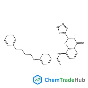 N-[4-Oxo-2-(1H-tetrazol-5-yl)-4H-chromen-8-yl]-4-(4-phenylbutoxy)benzamide