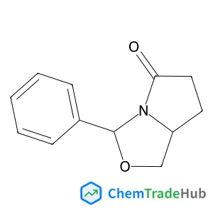 (+)-(3R,7AS)-TETRAHYDRO-3-PHENYL-3H,5H-PYRROLO[1,2-C]OXAOLE-5-ONE