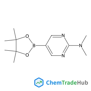 N,N-Dimethyl-5-(4,4,5,5-tetramethyl-1,3,2-dioxaborolan-2-yl)-2-pyrimidinamine structure N,N-Dimethyl-5-(4,4,5,5-tetramethyl-1,3,2-dioxaborolan-2-yl)-2-pyrimidinamine structure