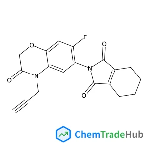 2-[7-Fluoro-3-oxo-4-(2-propyn-1-yl)-3,4-dihydro-2H-1,4-benzoxazin-6-yl]-4,5,6,7-tetrahydro-1H-isoindole-1,3(2H)-dione