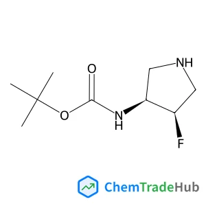 2-Methyl-2-propanyl [(3S,4R)-4-fluoro-3-pyrrolidinyl]carbamate