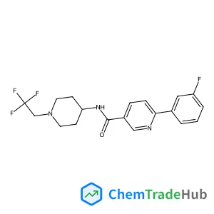 6-(3-Fluorophenyl)-N-[1-(2,2,2-trifluoroethyl)-4-piperidinyl]nicotinamide