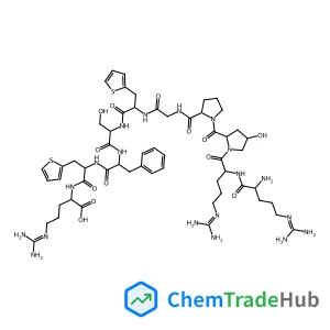 (D-Arg0,Hyp3,b-(2-thienyl)-Ala5.8,D-Phe7)-Bradykinin