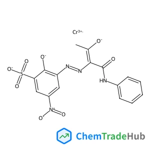 (1-Anilino-2-{[5-nitro-2-(oxido-kappaO)-3-(sulfonato-kappaO)phenyl]diazenyl}-1,3-dioxo-2-butanyl-kappaC~2~)chromium