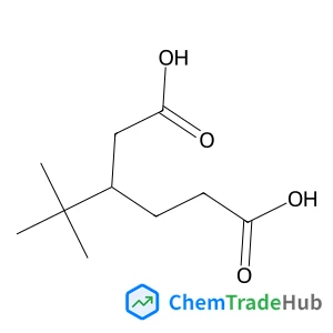 3-(2-Methyl-2-propanyl)hexanedioic acid
