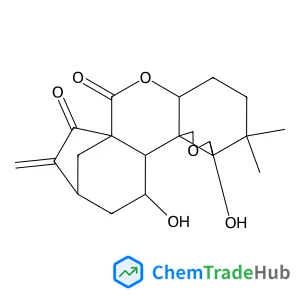 (1S,4S,8R,9R,12S,13S,14R,16S)-9,14-Dihydroxy-7,7-dimethyl-17-methylene-3,10-dioxapentacyclo[14.2.1.0~1,13~.0~4,12~.0~8,12~]nonadecane-2,18-dione
