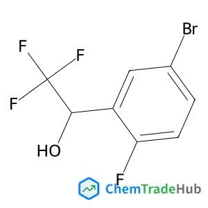 1-(5-Bromo-2-fluorophenyl)-2,2,2-trifluoroethanol structure